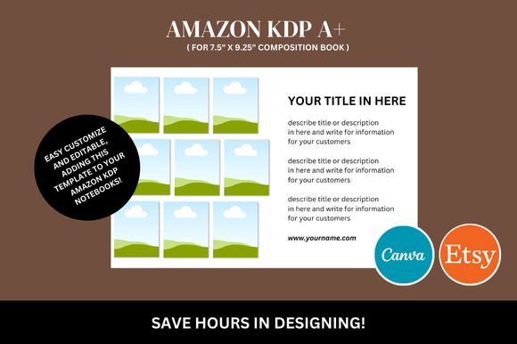 Download Amazon KDP a+ Canva Mockup - Amazon kdp Collection