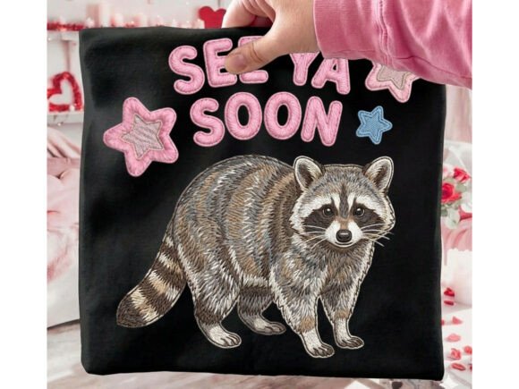 Download See Ya Soon Raccoon Trash Panda Trend Tshirt Design - Trend Collection
