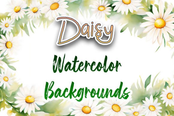 Download Daisy Watercolor Backgrounds - Background Collection