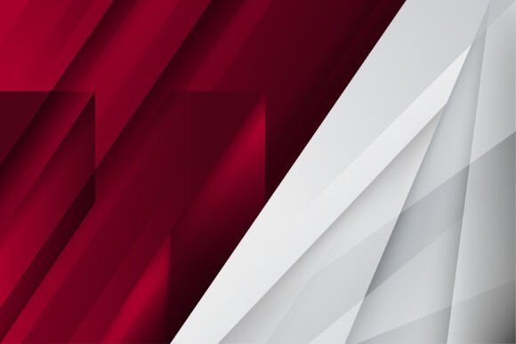 Download Red White Background Geometric - Background Collection