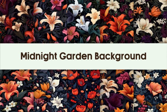 Download Midnight Garden Background - Background Collection