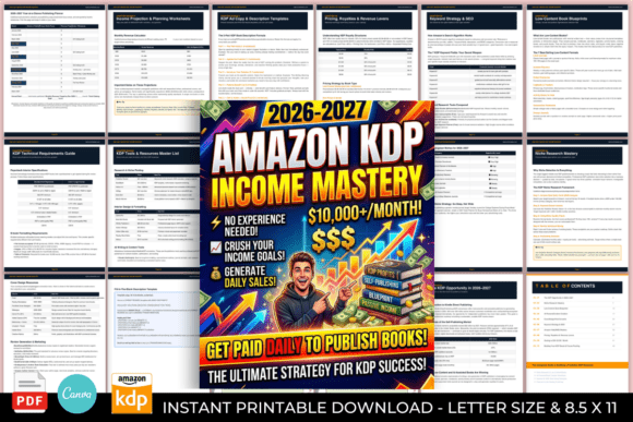 Download 2026-2027 Amazon KDP Income Mastery - Amazon kdp Collection